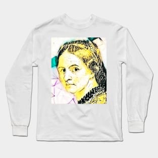 Anne Bronte Portrait | Anne Bronte Artwork 3 Long Sleeve T-Shirt